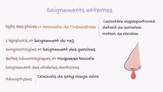 Sémiologie des troubles de lhémostase [upl. by Winola400]