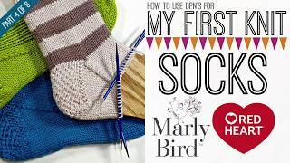 My First Socks with Marly Bird Part 4 of 6 [upl. by Ermine281]