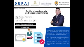 Cesión o Transferencia de Concesiones Mineras [upl. by Hjerpe]