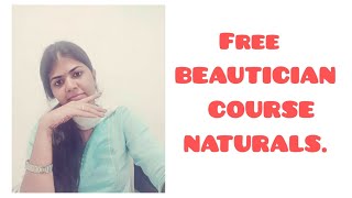 Free BEAUTICIAN course with Certificate from Naturals in tamil [upl. by Farland]