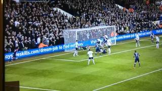 Mitrovic Goal vs Tottenham 11 13122015 [upl. by Gertie]