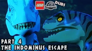 If Dinosaurs in LEGO Jurassic World The Indominus Rex Escape Could Talk  Part 4 [upl. by Asiil]