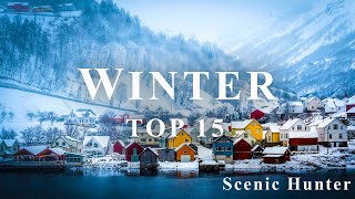 15 Best Winter Destinations to Visit  Winter Travel Guide [upl. by Nittirb]