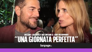 Daniele Bossari e FIlippa Lagerback raccontano il loro matrimonio [upl. by Aniuqahs235]