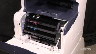 Xerox® VersaLink® C405 Family Printer Replacing the Toner Cartridges [upl. by Lipcombe]