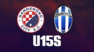 Dandenong City v Malvern City U15 Boys JNPL [upl. by Xuerd26]