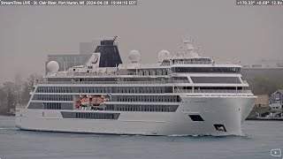 First Great Lakes cruise ship of 2024 Viking Octantis April 28 2024 [upl. by Musetta]