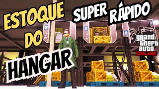 COMO ENCHER ESTOQUE DO HANGAR SUPER RÁPIDO GTA ONLINE [upl. by Towers]