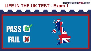 🇬🇧 Life in the UK Test  EXAM 1 UPDATED  British Citizenship practice tests 2024 🇬🇧 [upl. by Sims]