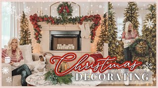 2023 CHRISTMAS DECORATING  CHRISTMAS GARLAND  LIVING ROOM DECOR  CHRISTMAS DECORATING IDEAS 2023 [upl. by Fabrianna]