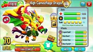 Dragon City High Camouflage Dragon NEW HEROIC  EXCLUSIVE DRAGON 2021 😱 [upl. by Anehta]