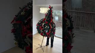 A Fully Decorated Christmas Tree in 30 Seconds Pop Up Holiday Peak PullUp Christmas Tree [upl. by Tung]