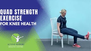 Quadricep strengthening exercise for knee health [upl. by Eivets174]