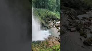 Wo befinden sich diese riesigen Wasserfälle wasserfall schöneorte schweiz reisen shorts [upl. by Irahs]