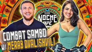 Merab Dvalishvili teaches me combat sambo amp thoughts on Sean O’Malley  UFC 306 [upl. by Kolnick]