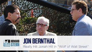 Jon Bernthal Actually Hit Jonah Hill in “Wolf of Wall Street” 2017 [upl. by Eimia]