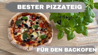 Beste Pizzateig für Backofen [upl. by Pelagia]