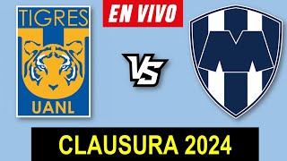 TIGRES VS MONTERREY EN VIVO 🔴 CLAUSURA 2024 CUARTOS DE FINAL LIGA MX ▶️ DONDE VER EN VIVO [upl. by Oloapnaig824]