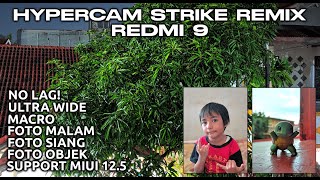 GCAM REDMI 9  Google Camera HYPERCAM STRIKE REMIX V11 Redmi 9 MIUI 125  Support Ultra Wide [upl. by Thielen]