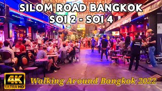 SILOM ROAD BANGKOK SOI 2  SOI 4  Bangkok Back To Normal Again [upl. by Cavit]