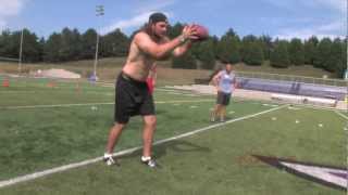 Thomas Morstead  2011 Pro Workout  Kohls Kicking Camps [upl. by Anilak]