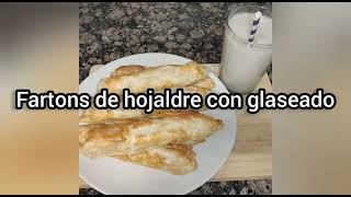 Fartons de hojaldre glaseados  para acompañar una buena horchata Valenciana [upl. by Mingche320]