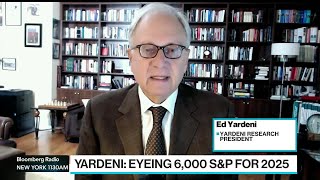 Ed Yardeni Eyes SampP 500 at 6000 for 2025 [upl. by Zul]