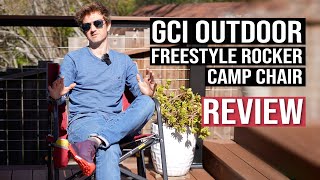 GCI Outdoor Freestyle Rocker Review A Premium Yet Affordable Rocking Camp Chair [upl. by Mathia]