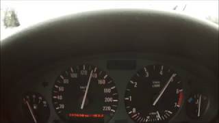 BMW E36 318i M43B18 0100 Acceleration [upl. by Airamalegna100]