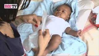 How to change your newborn babys nappy [upl. by Ieso]