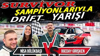 Nisa Bölükbaşı Ve Ogeday Girişken İle Drift Yarışı Yaptım   Kim Kazandı [upl. by Marj]