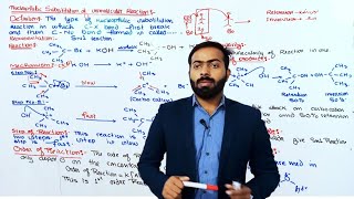 SN1 Reaction  Nucleophilic substitution of unimolecular reaction  12th class chemistry  ch10 [upl. by Adnohryt]