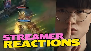 Reactions To Faker Finding Ruler INSANE PLAY  Worlds 2023 [upl. by Janot]