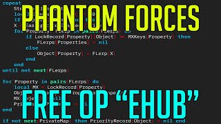 PHANTOM FORCES  HACKSCRIPT  NEW HUB EHUB OP [upl. by Rella]