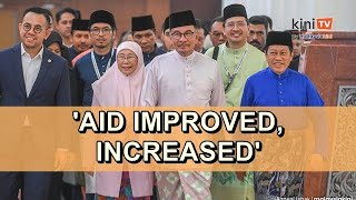 Anwar announces increase in Rahmah cash aid scheme [upl. by Kennie]