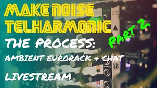 Modular synth chords with the Telharmonic  Ambient Eurorack LIVESTREAM [upl. by Fletcher]