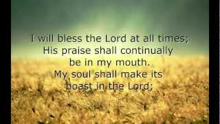 Trilogy Scripture Songs  I Will Bless the Lord Ps 3414 [upl. by Nyleikcaj]