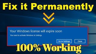 How to activate WINDOWS 10 permanently😱👍 কিভাবে WINDOWS 10 কে permanently activate করবো 😱👍 [upl. by Ennaira]