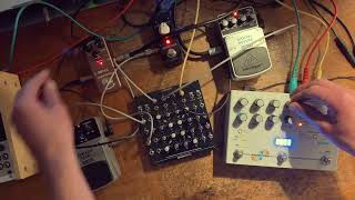 Quatrain  guitar pedal feedback drones [upl. by Benkley]