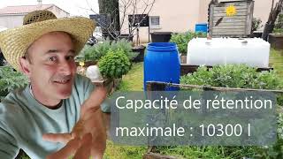 Mes Systèmes de récupération deau de pluie cumulent 10300 litres [upl. by Hu]