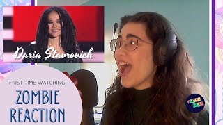 First time watching Daria Stavrovich Nookie  Zombie The Voice Russia 2016 Reaction [upl. by Chui]