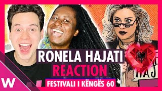 Ronela Hajati “Sekret” REACTION Albania Eurovision 2022  Festivali i Këngës 60 [upl. by Augusta]