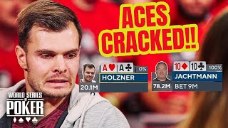 Aces Cracked at World Series of Poker Main Event Final Table [upl. by Blossom264]