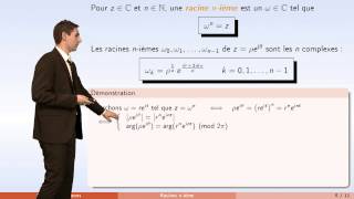 Nombres complexes  partie 3  argument et trigonométrie [upl. by Tabatha]