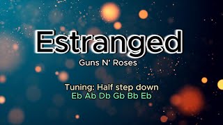 Estranged by Guns N Roses lyrics amp chords [upl. by Nalor]