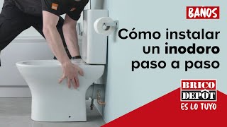 Cómo instalar un inodoro paso a paso [upl. by Oilla]