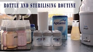 Bottle Sterilising Routine [upl. by Eiveneg]