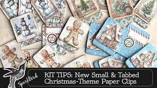 KIT TIPS Customer HowTo for my newest Small TABBED Christmasthemed Paper Clip Kits [upl. by Nell]