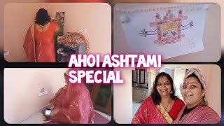 अहोई अष्टमी 2024  How we celebrate 🎉 ahoi ashtami 🙏 [upl. by Aramahs200]