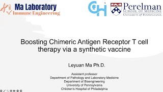 Boosting Chimeric Antigen Receptor T cell therapy via a synthetic vaccine [upl. by Nhguav]